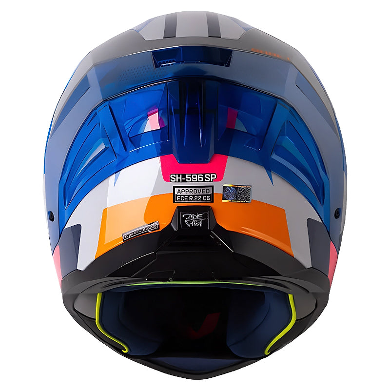 Casco Shaft 596 Sp Fick Gris Claro Naranja