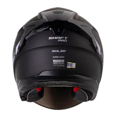 Casco Shaft Pro 240Dv Solid Negro Morado Claro Visor Iridium Morado