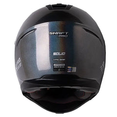 Casco Shaft Pro 300 Modular Solid Camaleon Visor Iridium Azul