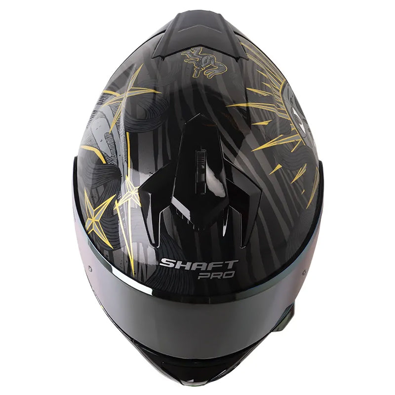 Casco Shaft Pro 610Dv Eclipse Negro Dorado