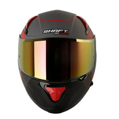 Casco Shaft Pro 612Dv Evo Aura Gris Rojo Visor Iridium Rojo