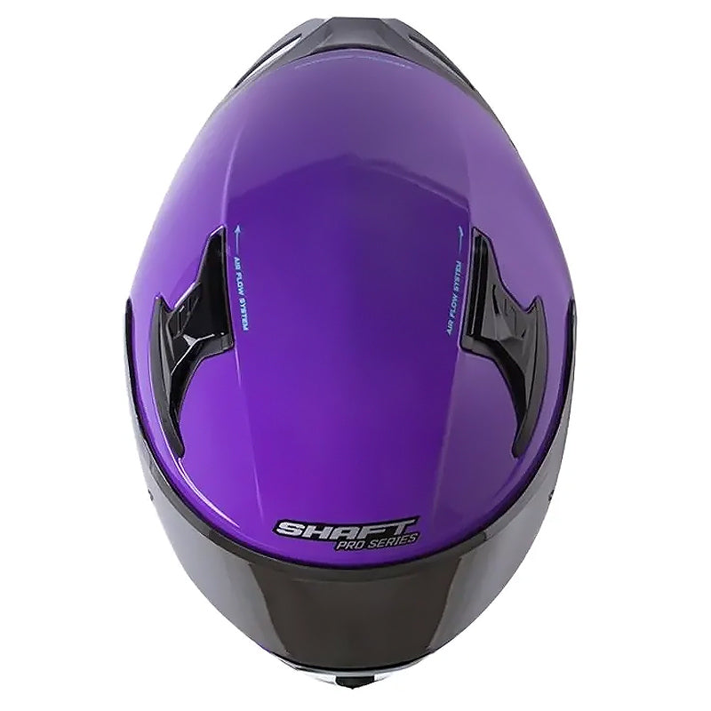 Casco Shaft Pro 612Dv Solid Morado Turquesa Visor Iridium Silver