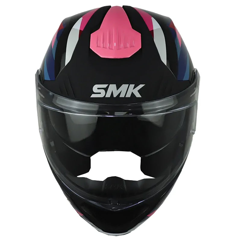 Casco Smk Gullwing Cha Negro Azul Rosado