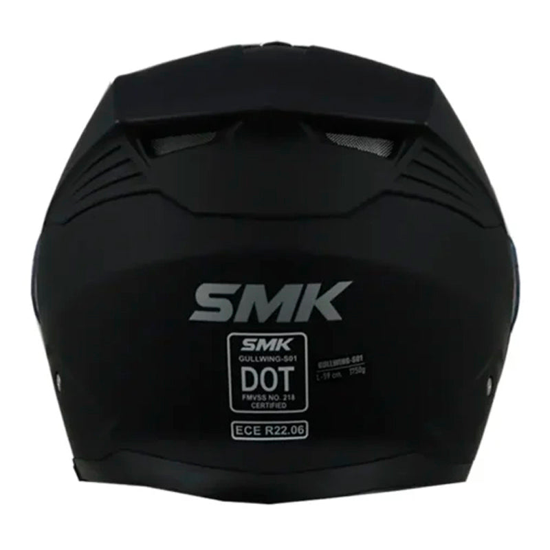 Casco Smk Gullwing V2 Negro Mate