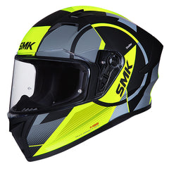 Casco Smk Stellar Faro Ma264 Negro Verde