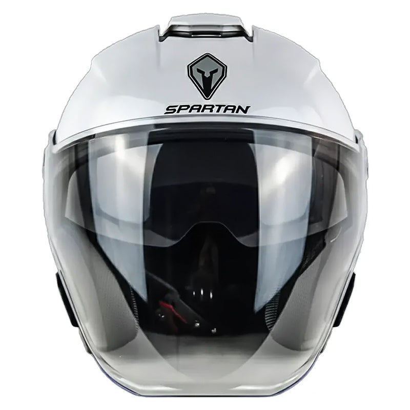 Casco Spartan Blazer Sv Blanco Brillo