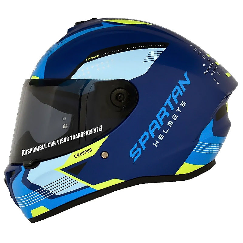 Casco Spartan Draken Creeper Azul