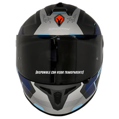 Casco Spartan Draken Creeper Gris Azul