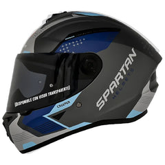 Casco Spartan Draken Creeper Gris Azul