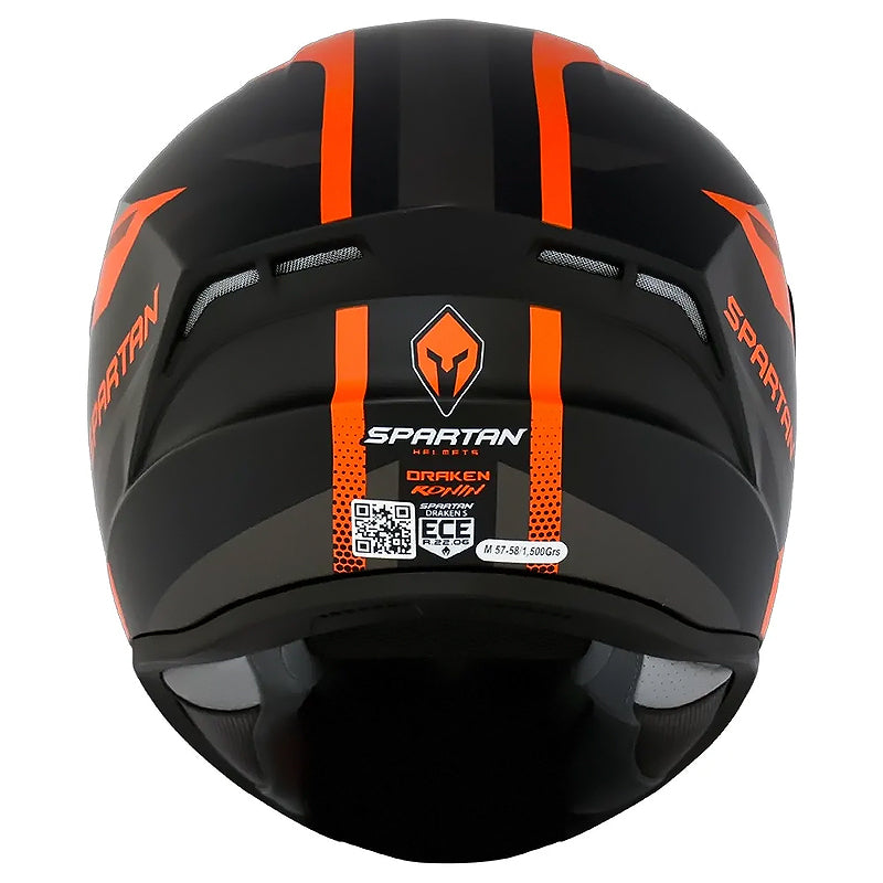 Casco Spartan Draken Ronin Rojo