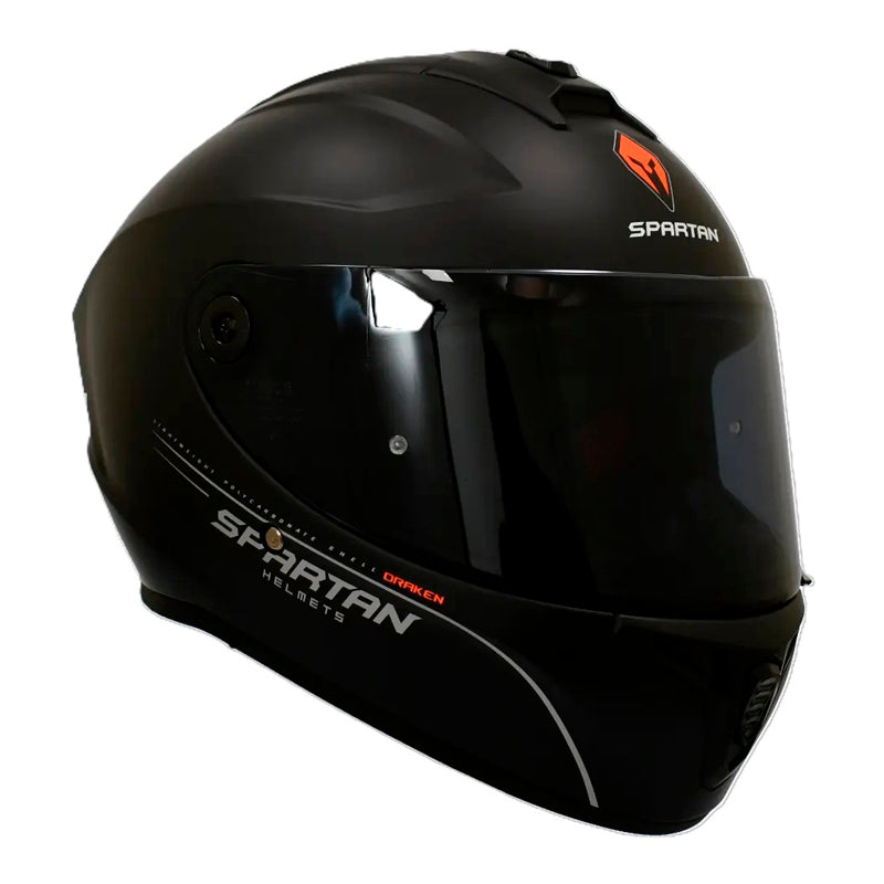 Casco Spartan Draken Solid A3 Negro Mate