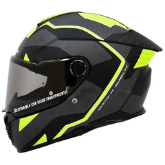 Casco Spartan Hawk First Hiviz Amarillo