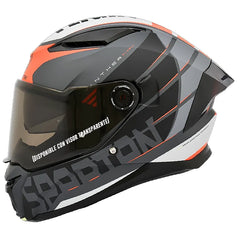 Casco Spartan Panther Flight Negro Rojo