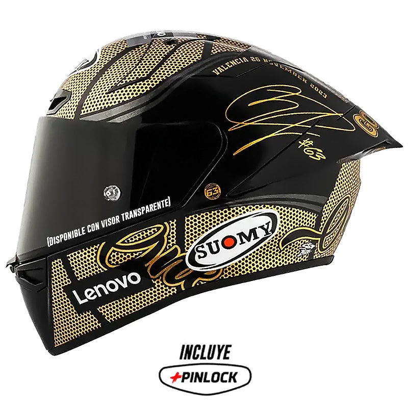 Casco Suomy S1-Xr Gp Pecco Wold Champion 2023 Gold