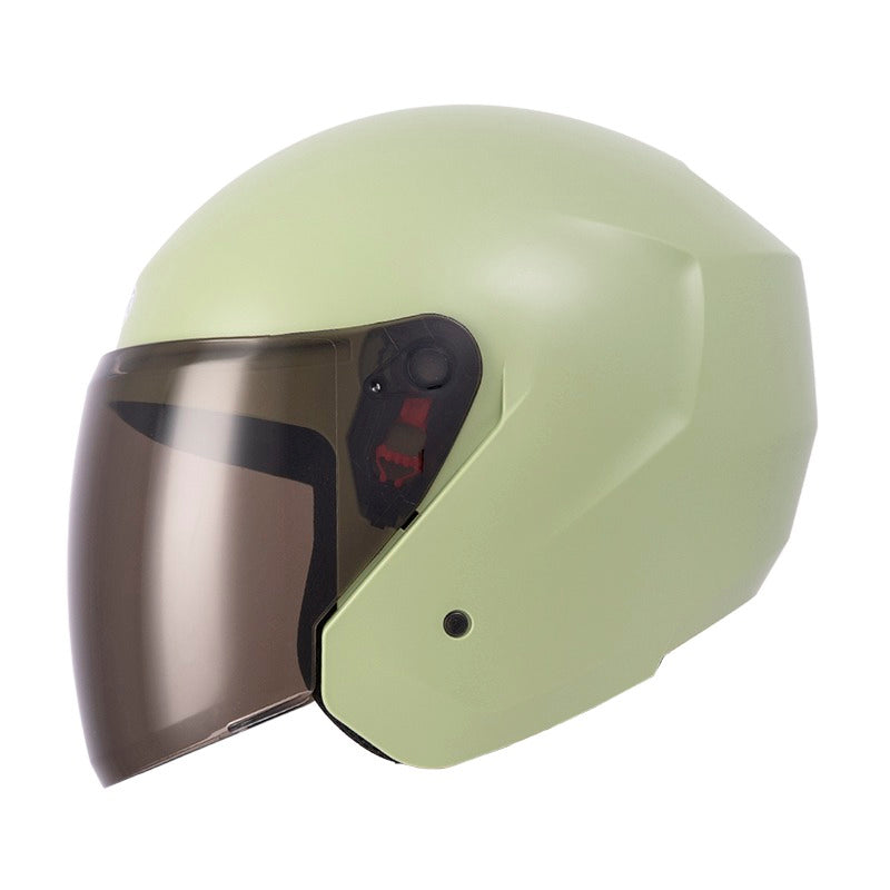 Casco Tech T10 Solid Verde Mate