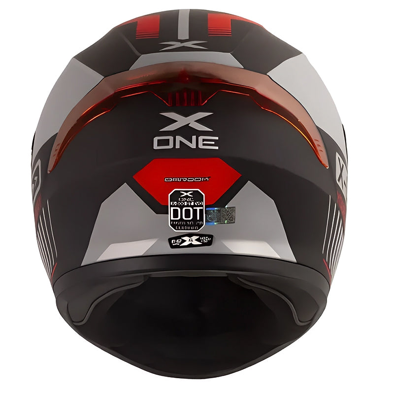 Casco X-One X-500Gt Evo Bardok Negro Rojo