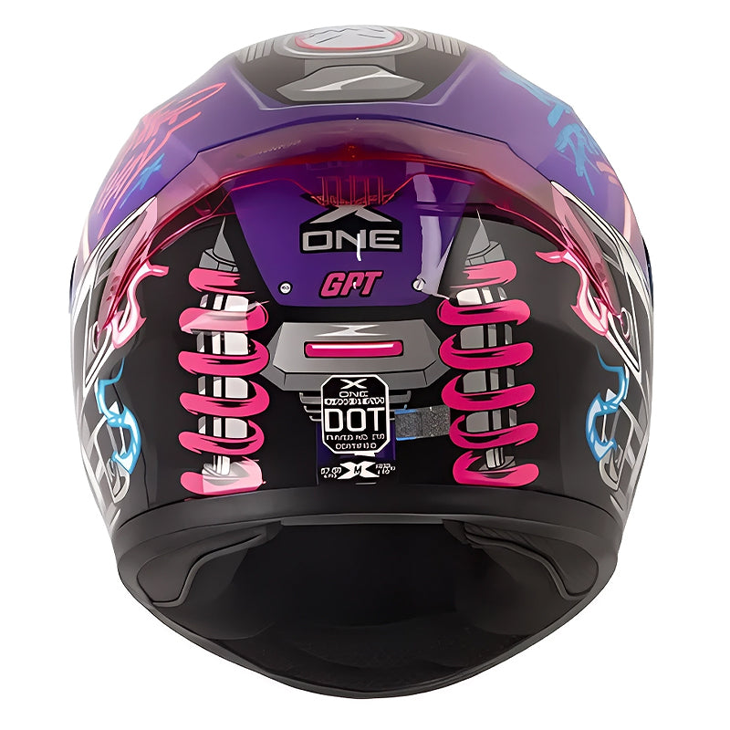 Casco X-One X-500Gt Evo GPT Morado Fucsia