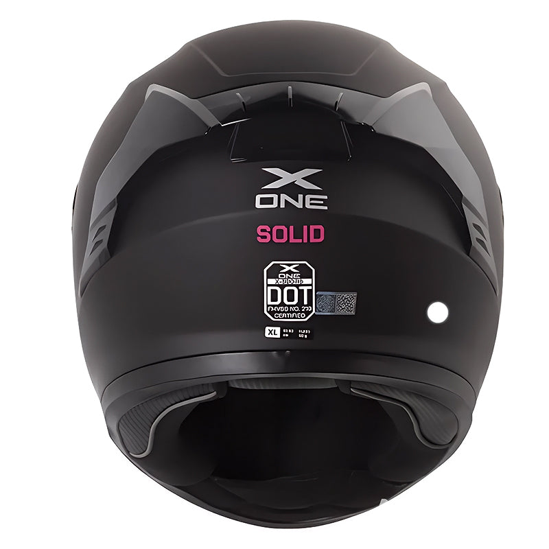 Casco X-One X-500Gt Evo Solid Negro Fucsia