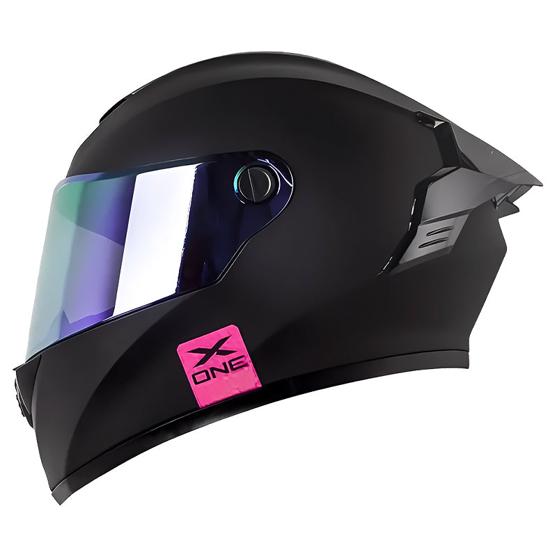 Casco X-One X-500Gt Evo Solid Negro Fucsia