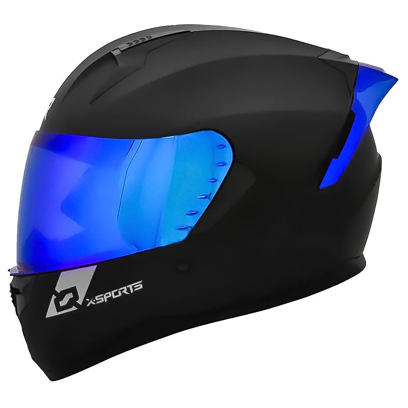 Casco XSports M67 Negro Reloaded Azul
