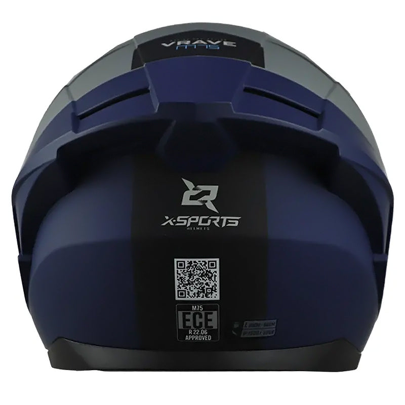Casco XSports M75 Gris Azul