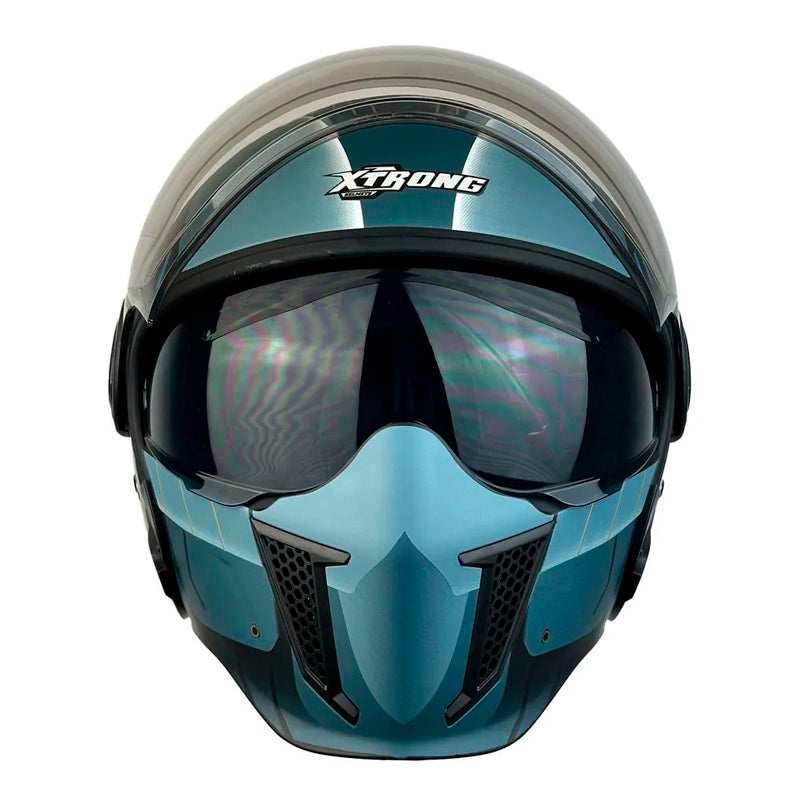 Casco Xtrong 12A Smart Azul Mate