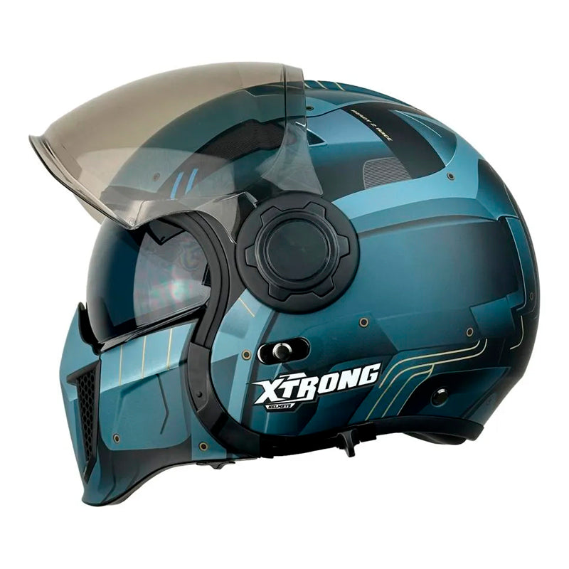 Casco Xtrong 12A Smart Azul Mate