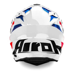 Casco Airoh Commander 2 Reveal Azul Rojo