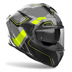 Casco Airoh Spark 2 Dart Amarillo Gris Brillo