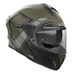 Casco Airoh Spark 2 Dart Verde Militar Mate