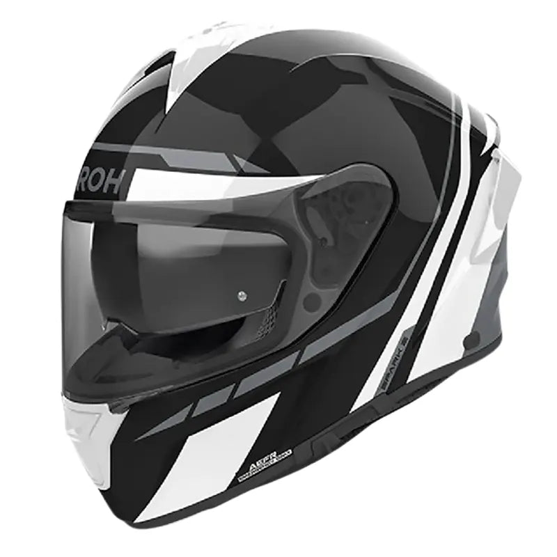 Casco Airoh Spark 2 Spinner Blanco Gris Brillo