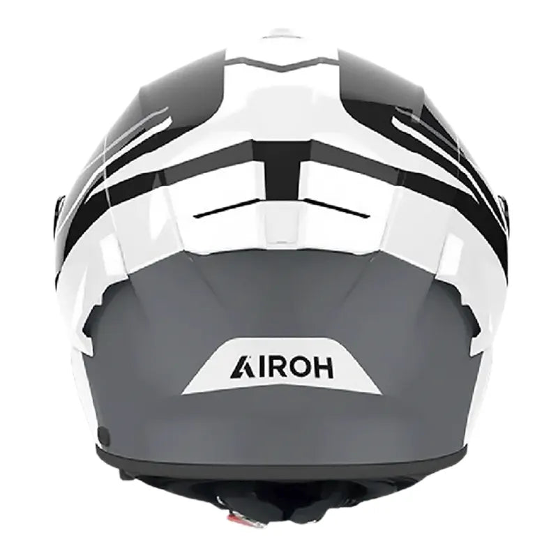 Casco Airoh Spark 2 Spinner Blanco Gris Brillo