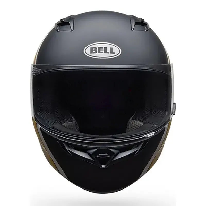 Casco Bell Qualifer Chasm Negro Dorado Mate
