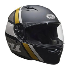 Casco Bell Qualifer Chasm Negro Dorado Mate