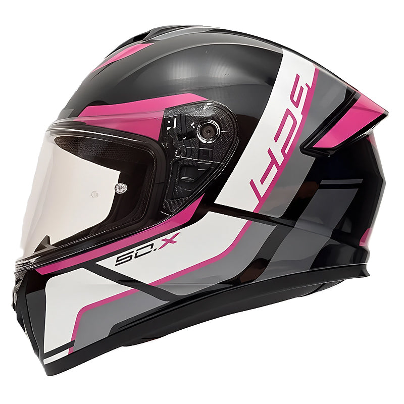 Casco Givi H50X Negro Gris Blanco Fucsia