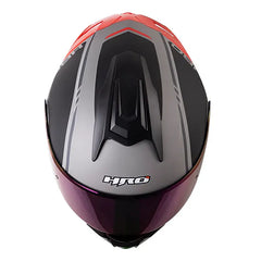 Casco Hro 3480DV Cold Gris Rojo