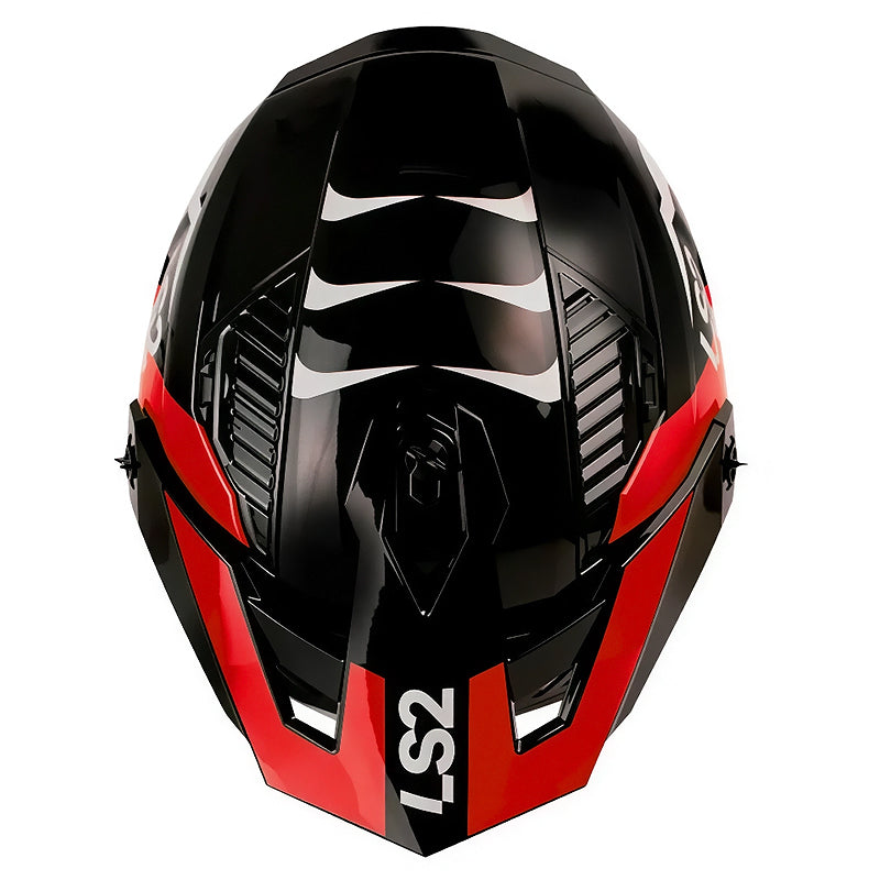 Casco Ls2 606 Drifter Triality Rojo