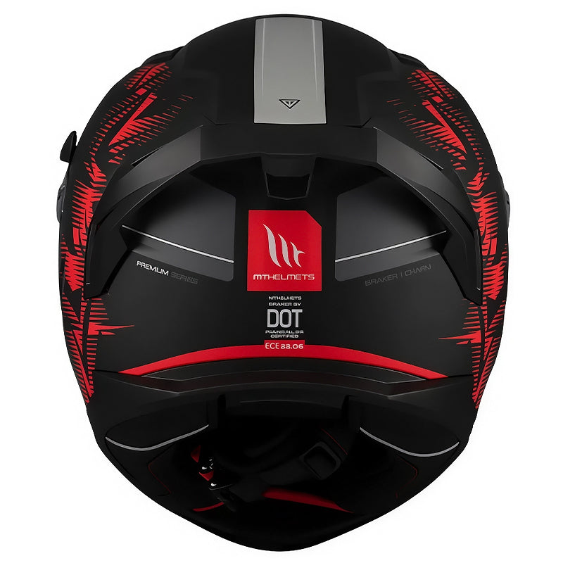 Casco Mt Braker Sv Charm B5 Negro Rojo