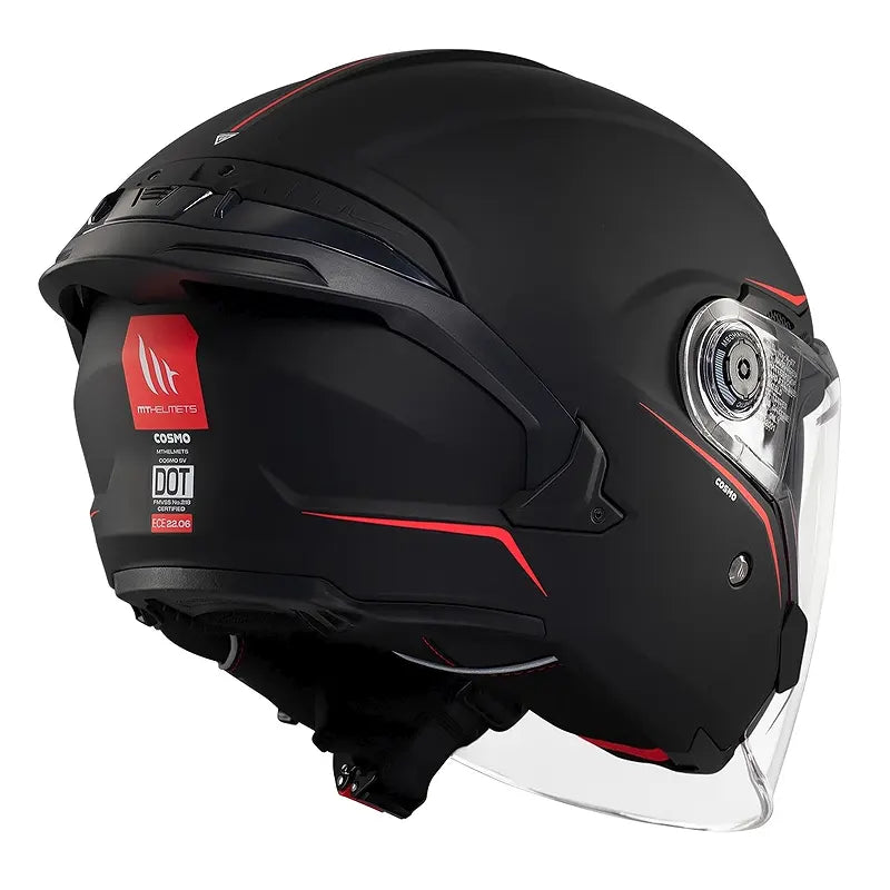 Casco Mt Cosmos Sv Solid Negro Mate