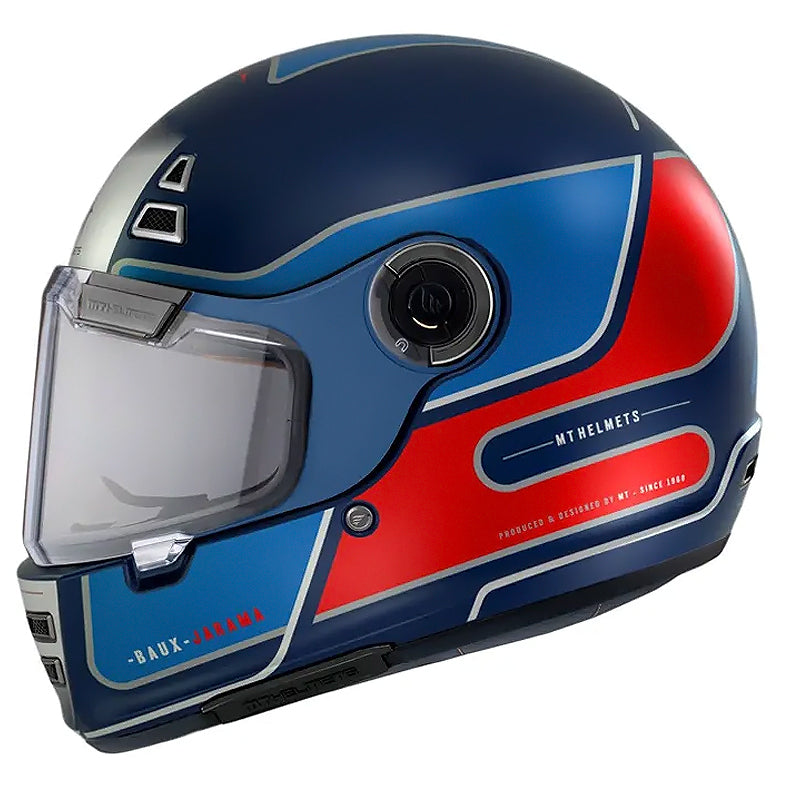 Casco Mt Jarama Baux D7 Azul Mate