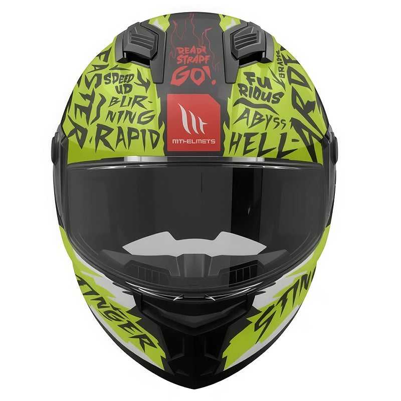 Casco Mt Stinger 2 Ardent C13 Negro Verde Fucsia