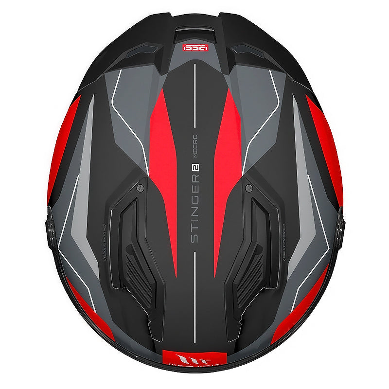 Casco Mt Stinger 2 Micro Negro Rojo