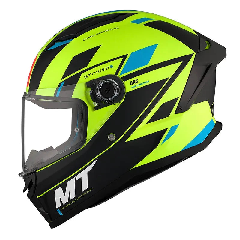 Casco Mt Stinger 2 Zivze C3 Negro Amarillo Fluorescente