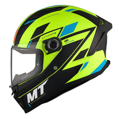 Casco Mt Stinger 2 Zivze C3 Negro Amarillo Fluorescente