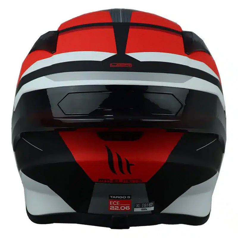 Casco Mt Targo S Kay B5 Negro Rojo