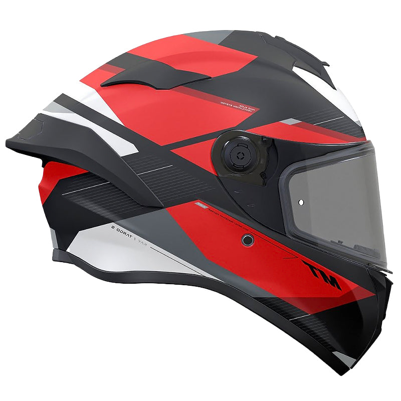 Casco Mt Targo S Kay B5 Rojo Negro