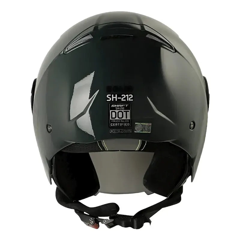 Casco Shaft 212 Solid Verde Militar Brillante