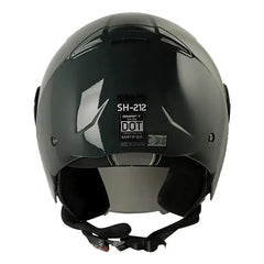 Casco Shaft 212 Solid Verde Militar Brillante