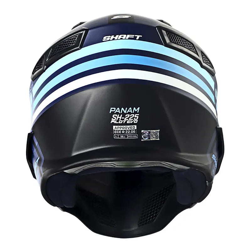 Casco Shaft 225 Pilot Panam Azul Mate