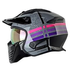 Casco Shaft 225 Pilot Panam Gris Fucsia Brillante